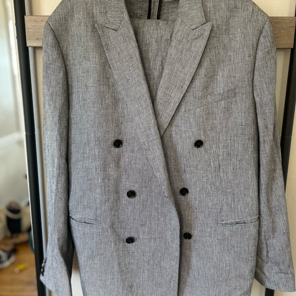 Men's Double-Breasted Blazer and Pants